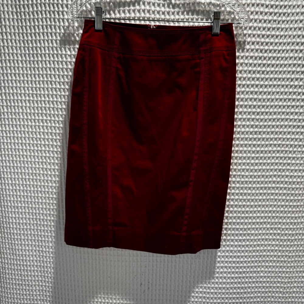 White House black market Elegant Red Women's Skirt